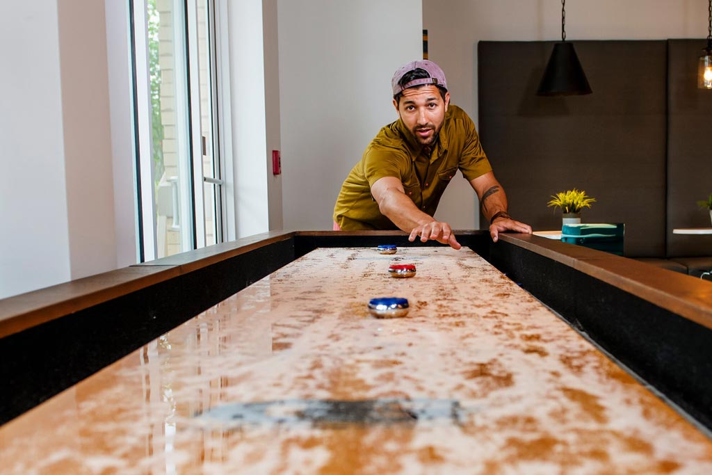 Evolve Companies shuffleboard