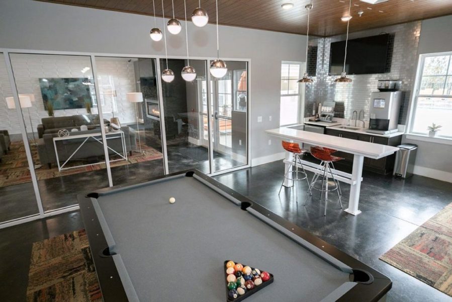 Evolve Companies Mountain View Apartments Asheville Pool Table