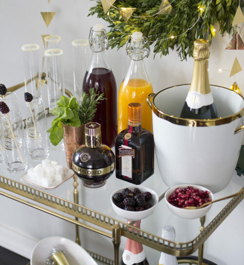 7 nye party decoration ideas bubbly bar