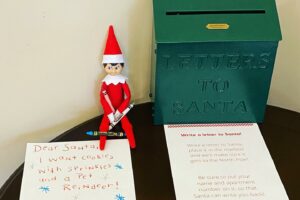 top 5 new year's eve decorations elf sitting near letters to santa