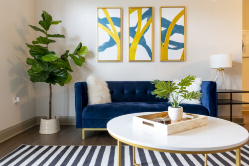 evolve blog simplify for spring apartment living room