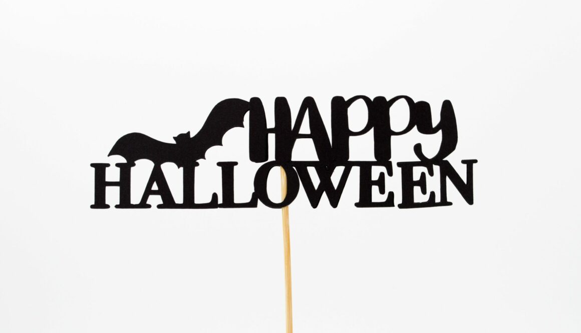 happy halloween decor sign evolve blog