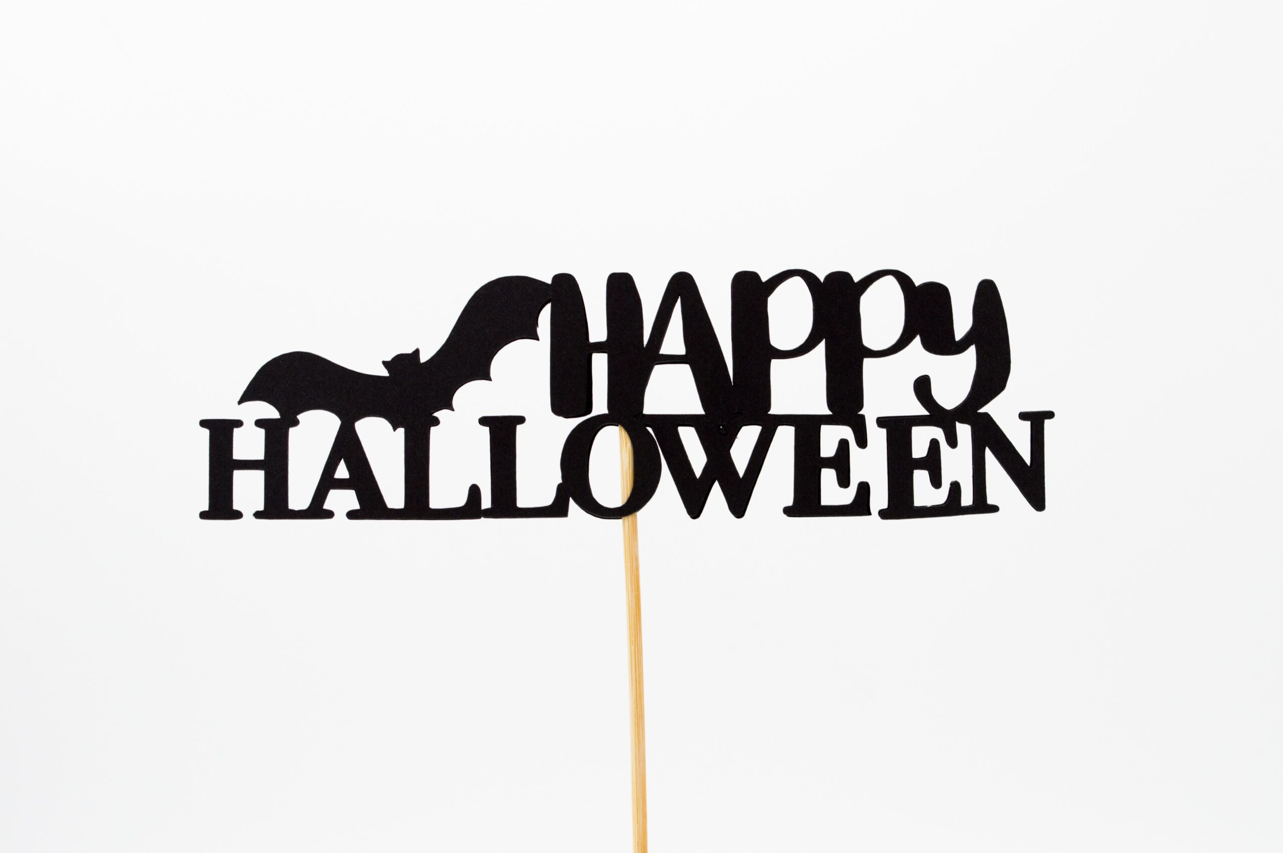 happy halloween decor sign evolve blog