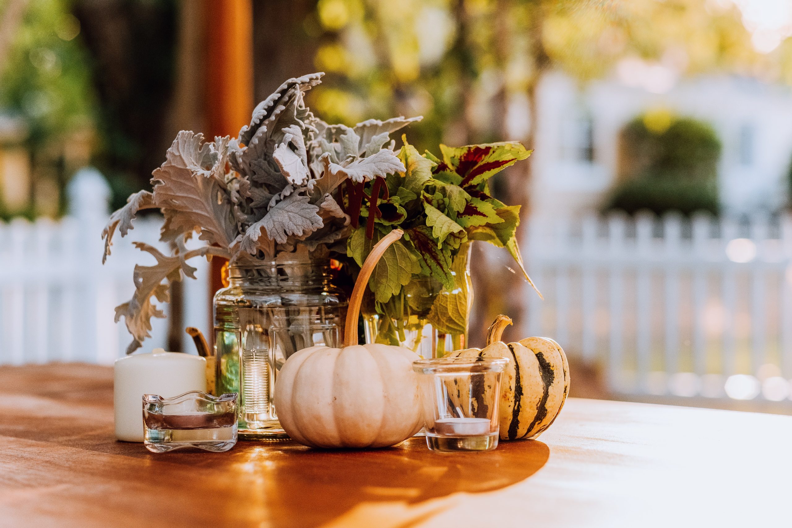 evolve refresh your space pumpkin centerpiece