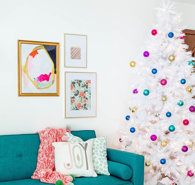 bright white christmas tree evolve blog