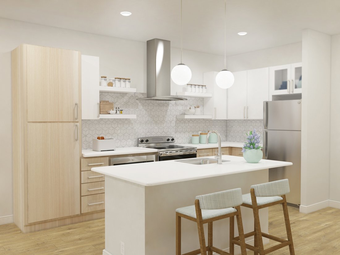 evolve-hawthorne-oleander-kitchen-organization open shelving kitchen organization evolve blog