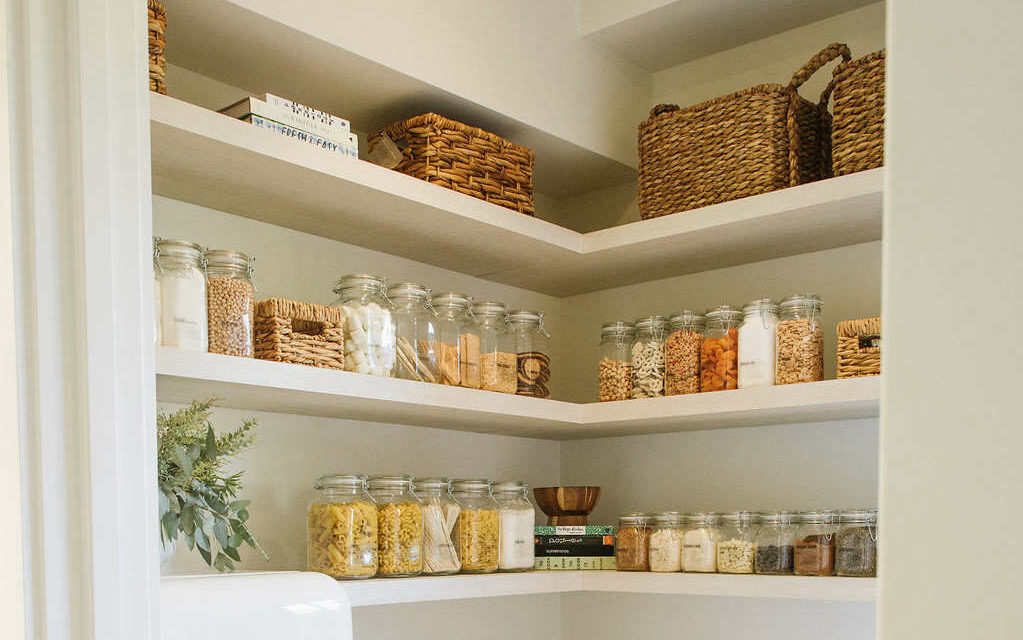 pantry glass jars kitchen organization evolve blog