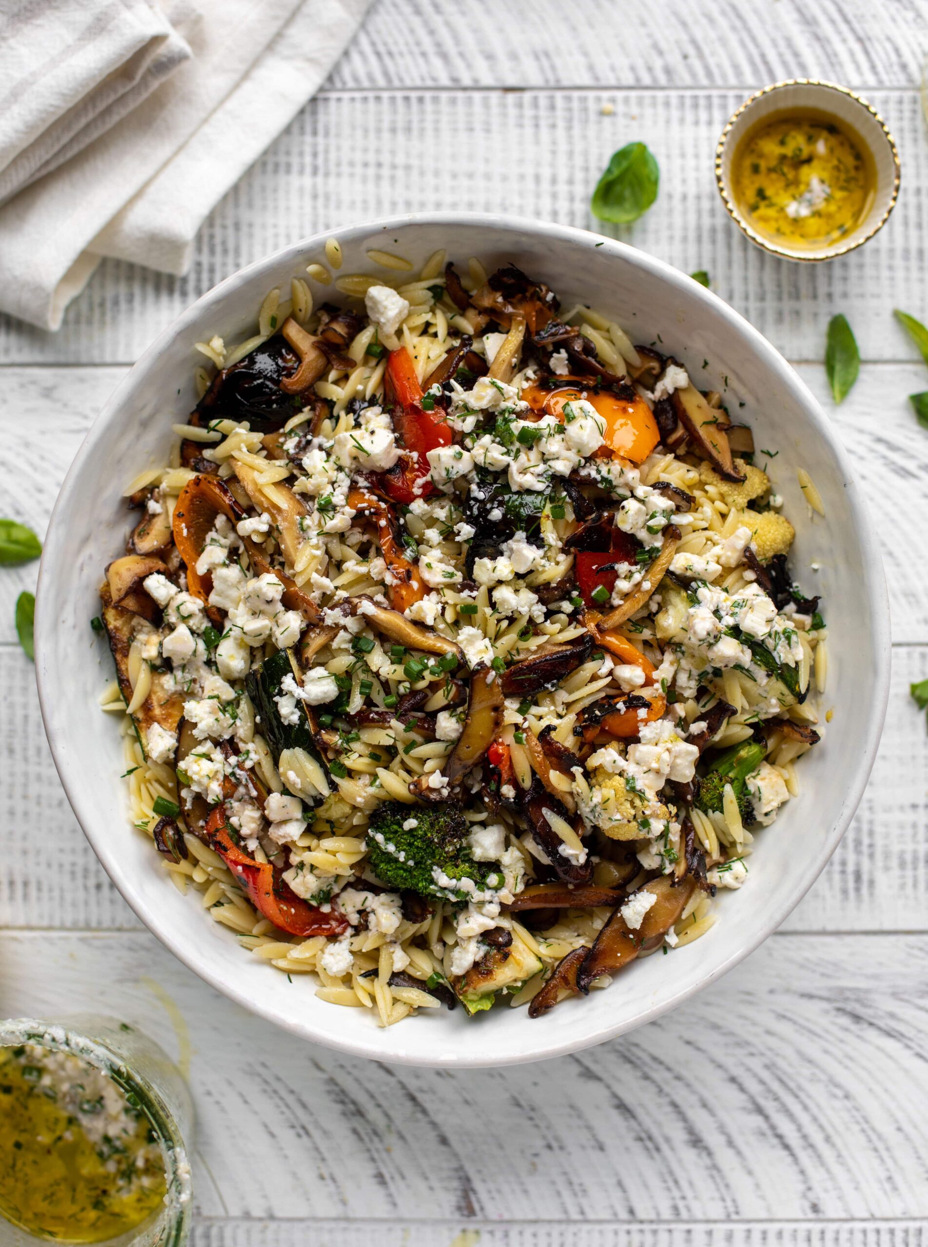 grilled vegetable orzo evolve summer recipe blog