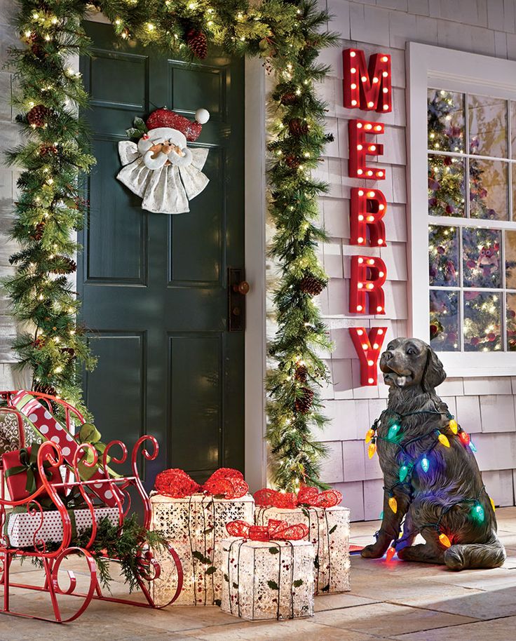 evolve-blog-deck-the-halls-front-door-decor deck the halls evolve blog christmas decor