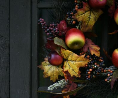 fall wreath front door evolve blog