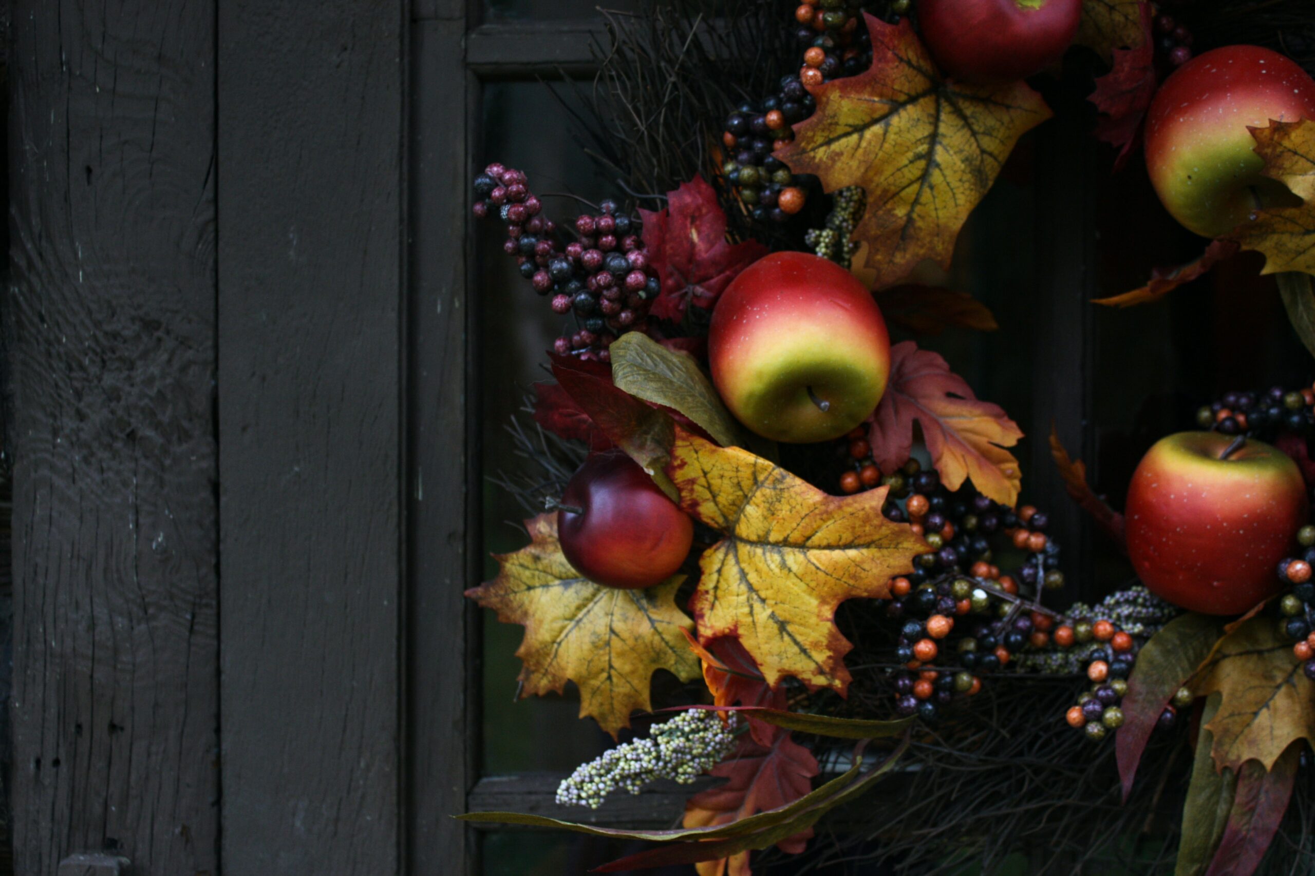 fall wreath front door evolve blog