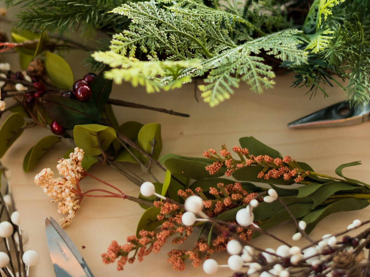 making fall wreath evolve blog
