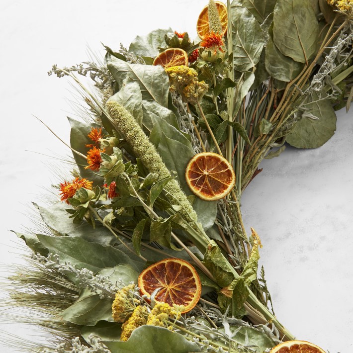 citrus fall wreath evolve blog
