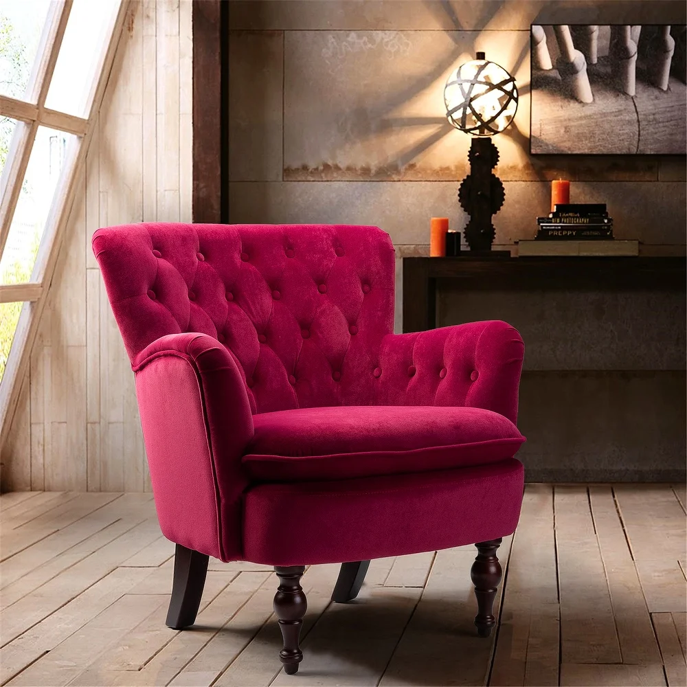 evolve pantone viva magenta blog bright velvet chair